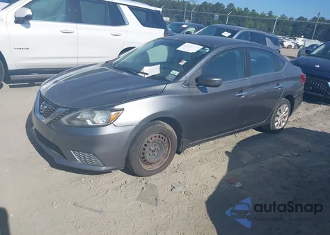 2016 Nissan Sentra S from USA, damaged, VIN 3N1AB7AP7GY257761